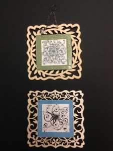 What a lovely way to display your favorite tiles and turn them into gifts for your favorite people.